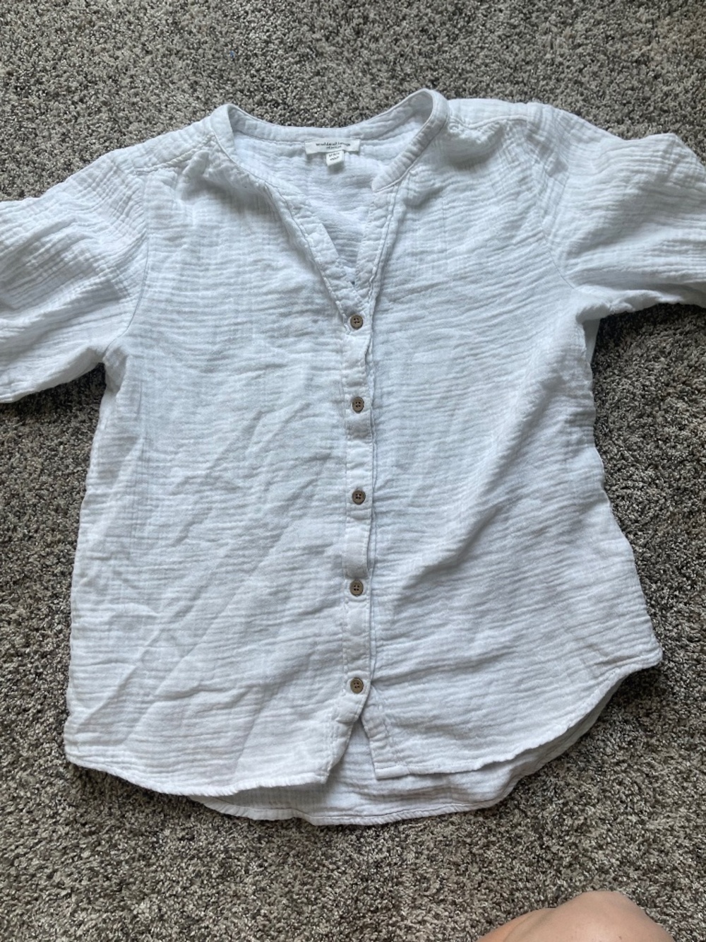 Beach Lunch Lounge Cotton Gauze Oversized Shirt